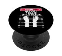 sospetto salverà un dollaro fino a quando non urla divertente ricco risparmiatore PopSockets PopGrip Adesivo