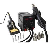 SOSS GAMING Controller Repair Rework Station Pro - Saldatore 2 in 1 + pistola ad aria calda per controller di gioco e lavoro PCB