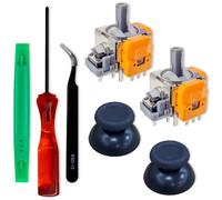 SOSS GAMING® Kit di aggiornamento per joystick effetto Hall per controller Dualsense Playstation 5, corregge joystick drift, rotti e allentati (confezione da 2)