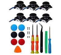 SOSS GAMING Kit di ricambio per joystick per tutti i controller Nintendo Switch e Switch Lite, 6 pezzi, per riparare e riparare il tuo joystick analogico con tutti gli strumenti necessari inclusi