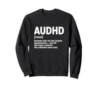 Sostantivo AuDHDH neurodivergente per la consapevolezza dell'autismo Felpa