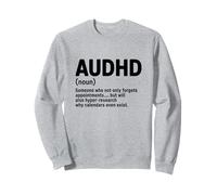 Sostantivo AuDHDH neurodivergente per la consapevolezza dell'autismo Felpa