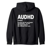 Sostantivo AuDHDH neurodivergente per la consapevolezza dell'autismo Felpa con Cappuccio