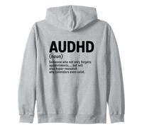 Sostantivo AuDHDH neurodivergente per la consapevolezza dell'autismo Felpa con Cappuccio
