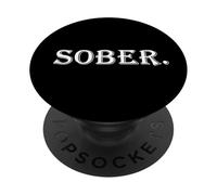 Sostanza sobria per il recupero delle dipendenze e sobrietà senza alcool PopSockets PopGrip Adesivo