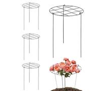 Sostegni Per Peonie Resistente - Sostegni per Fiori da Giardino - 4 Gabbie Per Piante Idrorepellenti Per Ortensie, Pomodori, Fragole, Fiori In Letti Rialzati, Giardino, Serra