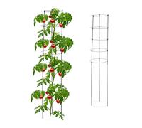 Sostegni per pomodori 150 cm Nero Sostegni per piante rampicanti Pali per fiori