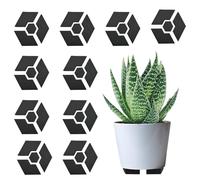 Sostegni Vasi, 10 Set di Supporti per Vasi da Giardino, Supporti Esagonali Antiscivolo per Piante Ideali per Interni Casa Camera Balcone e Esterni Terrazzo Giardino