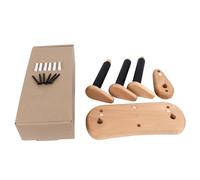 Sostegno da Parete per Chitarra Elettrica in Legno e EVA, Supporto Universale Orizzontale per Chitarra e Basso Acustico - Salvaspazio e Facile da Installare per Esposizione Sicur (Stile regolare)