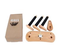 Sostegno da Parete per Chitarra Elettrica in Legno e EVA, Supporto Universale Orizzontale per Chitarra e Basso Acustico - Salvaspazio e Facile da Installare per Esposizione Sicur (Con igrometro)