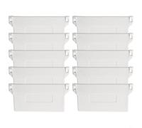 Sostegno di ricambio per veneziana verticale, 10 stecche in plastica per un uso efficiente (127 mm)