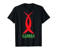 Sostegno Economico cooperativo alle Imprese Nere di Ujama Kwanzaa Maglietta