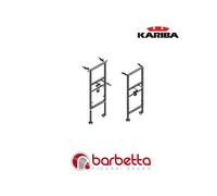 SOSTEGNO MODULARE IN ACCIAIO LUCIDO PER LAVABO SOSPESO KARIBA 369065