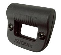 Supporto fanalino per cestini klickfix light clip nero