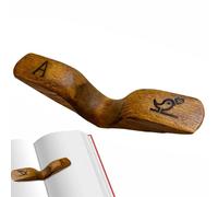 Sostegno Pagine In Legno Leggero Per Lettura Agevole, Accessorio Utile Per Lettori, Amanti Dei Libri, Insegnanti E Bibliotecari, Per Mantenere Volumi Aperti Con Una Sola Mano Senza Fatica