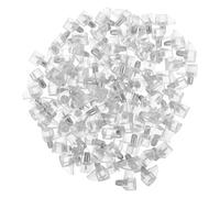 sostegno per ripiani in plastica trasparente, Pioli di supporto for ripiani regolabili in plastica, 100 pezzi, multicolore(White)