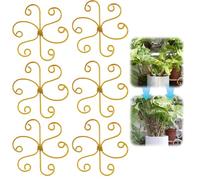 Sostegno Per Steli Supporto per Piante Rampanti da Appartamento | 6 Stabilizzatori Metallici per Bonsai e Monstera, per Piante da Interno ed Esterno