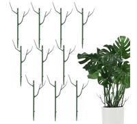 Sostegno Piante | Supporto Piante Rampicanti,Design con Finti Staccabili e Impilabile - 10 Pezzi per Fiori Giardino Interno ed Esterno Casa
