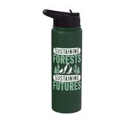 Sostenere le foreste Sostenere Futures Forester Stainless Steel Insulated Water Bottle