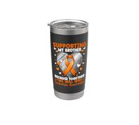 Sostenere mio fratello - Consapevolezza della leucemia Bicchiere termico in acciaio inox doppia parete