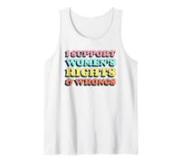 Sostengo i Diritti e Gli errori delle Donne (Dichiarazione Divertente) Canotta