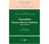 Sostenibilità finanza mercati ambiente. Spunti di riflessione