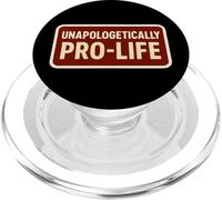 Sostenitore senza scuse a favore della vita contro l'aborto Pro Life PopSockets PopGrip per MagSafe