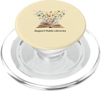 Sostieni Biblioteche pubbliche Questioni di alfabetizzazione Avvocato bibliotecario PopSockets PopGrip per MagSafe