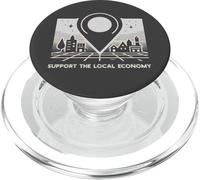 Sostieni Economia Locale Mercato Comunità Business Vintage PopSockets PopGrip per MagSafe