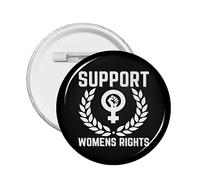 Sostieni i diritti e donne Pro Sostieni il diritto all'aborto Spilla grande rotonda, Spille ambientali Abs Distintivi Spilla Distintivo rotondo