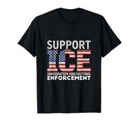 Sostieni i nostri ufficiali ICE - Proteggere i confini americani Maglietta