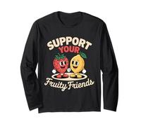 Sostieni i tuoi amici fruttati Love Freely Pride Maglia a Manica