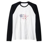 Sostieni Il Paese in Cui vivi Messaggio Maglia con Maniche Raglan