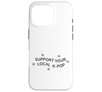 Sostieni il tuo abbigliamento per fan K-Pop locale KPOP regalo per gli amanti della musica Custodia per iPhone 16 Pro