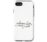 Sostieni il tuo abbigliamento per fan K-Pop locale KPOP regalo per gli amanti della musica Custodia per iPhone SE (2020) / 7 / 8