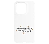 Sostieni il tuo abbigliamento per fan K-Pop locale KPOP regalo per gli amanti della musica Custodia per iPhone 15 Pro