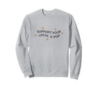 Sostieni il tuo abbigliamento per fan K-Pop locale KPOP regalo per gli amanti della musica Felpa