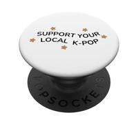 Sostieni il tuo abbigliamento per fan K-Pop locale KPOP regalo per gli amanti della musica PopSockets PopGrip Adesivo