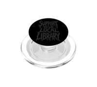 Sostieni il tuo amante dei libri gotici della biblioteca locale PopSockets PopGrip per MagSafe