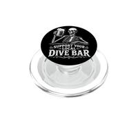 Sostieni il tuo bere scheletro degli uomini del bar di immersione PopSockets PopGrip per MagSafe