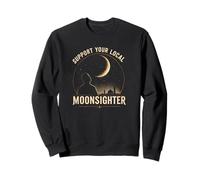 Sostieni Il Tuo Umorismo lunare lunare Locale Moonsighter Felpa