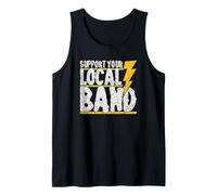 Sostieni la Tua Band Locale Rock Music Lightning Canotta