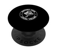Sostieni la tua guida turistica divertente Yeller locale per le guide turistiche PopSockets PopGrip Adesivo