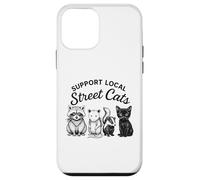 Sostieni Local Street Cats Funny Animal Mischief Custodia per iPhone 12 mini