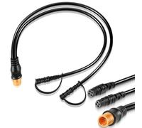 Sostituire 010-12234-05 Trasduttore Sensore Adattatore Y-Cable12-Pin a Dual 4-Pin per Garmin Striker 7sv/9sv, così come per Striker Vivid 7sv/9sv, funziona con echoMAP 72sv, 73sv, 74sv, 93sv, 94sv