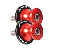 Sostituire il supporto 6MM Accessori Moto Forcellone Bobine Slider M6 Viti Per Supporto Per YAMAHA X MAX XMAX 125 200 250 300 400 X-MAX Tutti Gli Anni(Red)