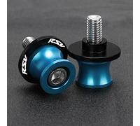 Sostituire il supporto Per Aprilia RSV R 1000 MILLE 1999-2003 2004 2005 2006 2007 2008+ Supporto Per Moto Vite Forcellone Bobine Slider Stand Viti(Light blue)