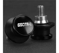 Sostituire il supporto Supporti Forcellone Posteriore 10mm Moto Cavalletti Posteriori Cursori Vite Accessori Per CFMOTO 650GT 650MT 650NK 650TRG GT650 2022 2023 2024(Black)