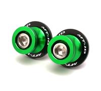 Sostituire il supporto Supporti Forcellone Posteriore 6mm Moto Cavalletti Posteriori Cursori Vite Accessori Per Yamaha MT03 2015-2023 MT09 2014-2023 MT10 2016-2023(GREEN3)