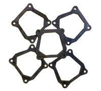 Sostituire le parti 5 pezzi 10 pezzi Guarnizione coperchio valvola Applicabile generatore GX160 GX170 GX220 GX200 168F 170F(5 x Gasket)